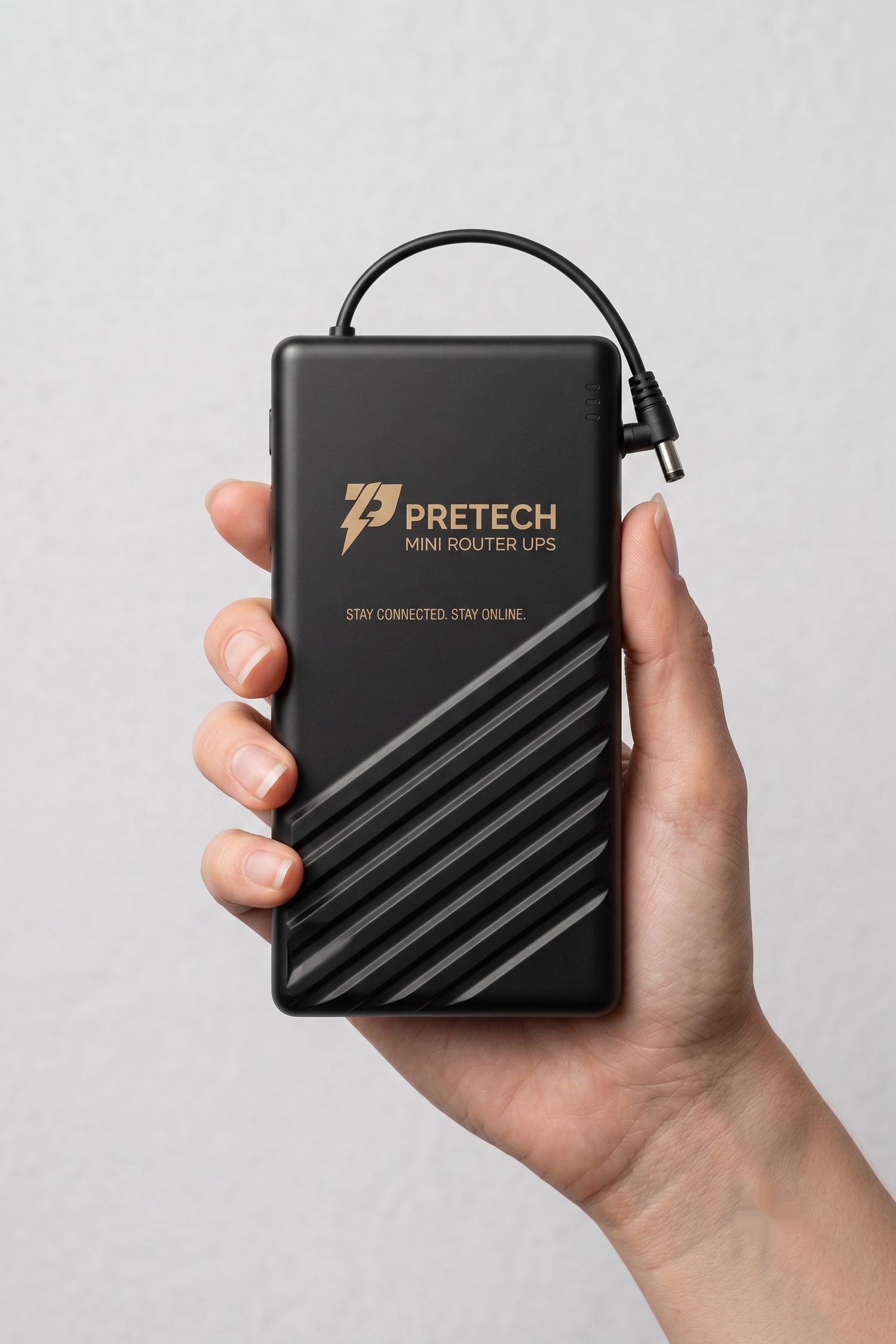 Compact in one hand
